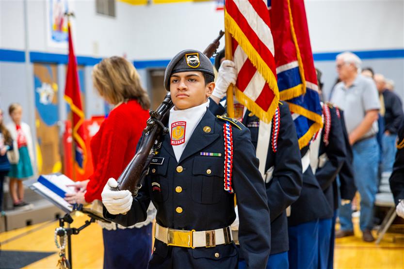 Students celebrate Veterans Day